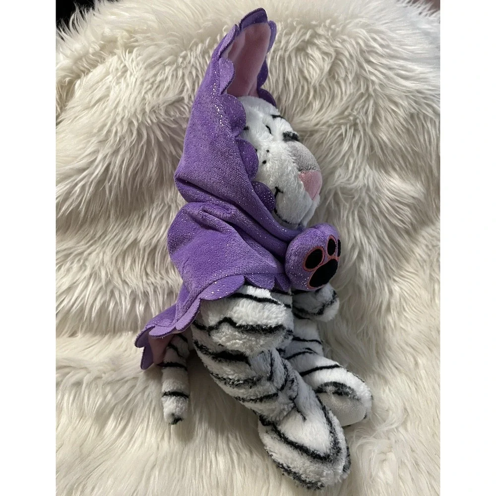 Fiesta Blanket Babies White‎ Tiger Swaddle Wrap Stuffed Animal 11